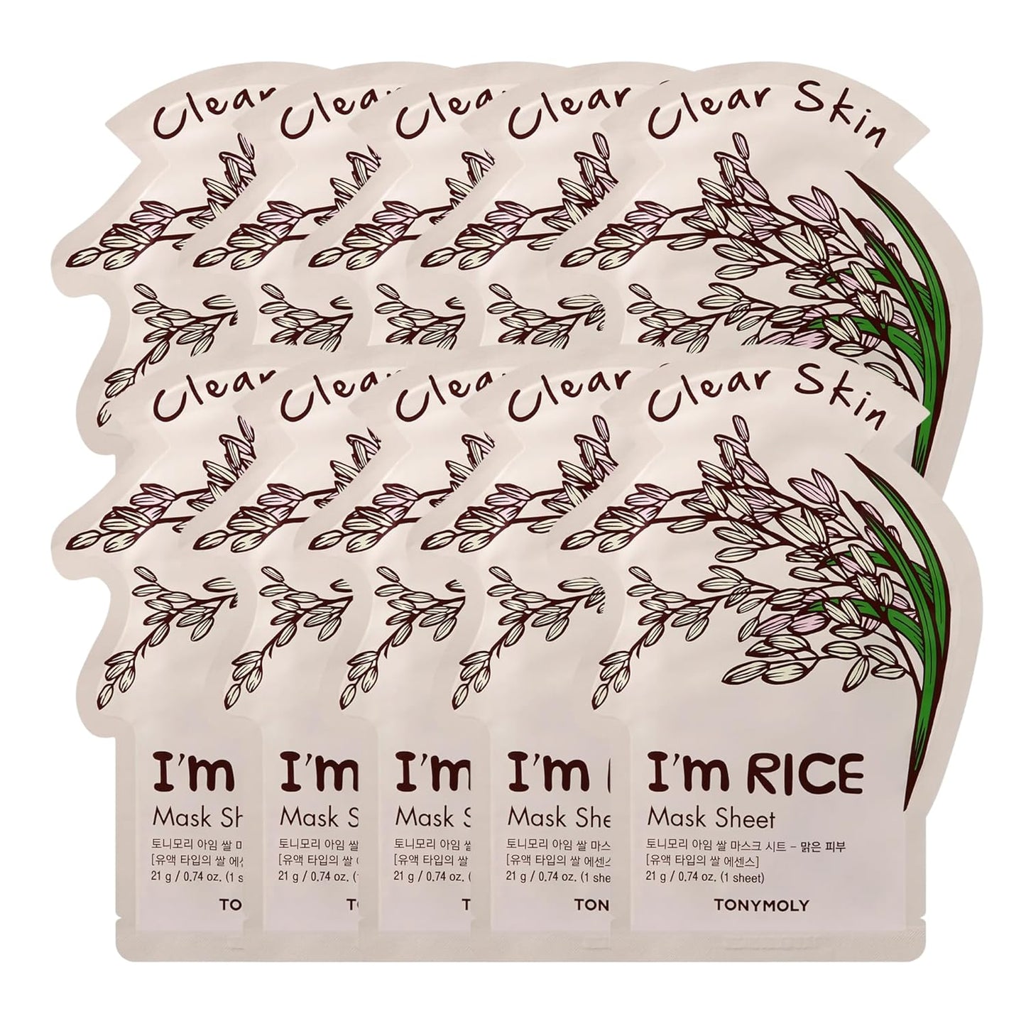 TONYMOLY I’m Real Sheet Mask Set – Korean Face Mask Variety Pack for Hydrating, Soothing & Nourishing Skin, K-Beauty Skincare Self-Care & Easter Gift Set for Women