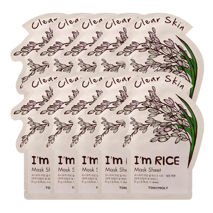 TONYMOLY I’m Real Sheet Mask Set – Korean Face Mask Variety Pack for Hydrating, Soothing & Nourishing Skin, K-Beauty Skincare Self-Care & Easter Gift Set for Women