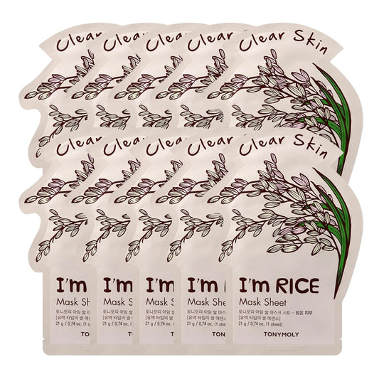 TONYMOLY I’m Real Sheet Mask Set – Korean Face Mask Variety Pack for Hydrating, Soothing & Nourishing Skin, K-Beauty Skincare Self-Care & Easter Gift Set for Women